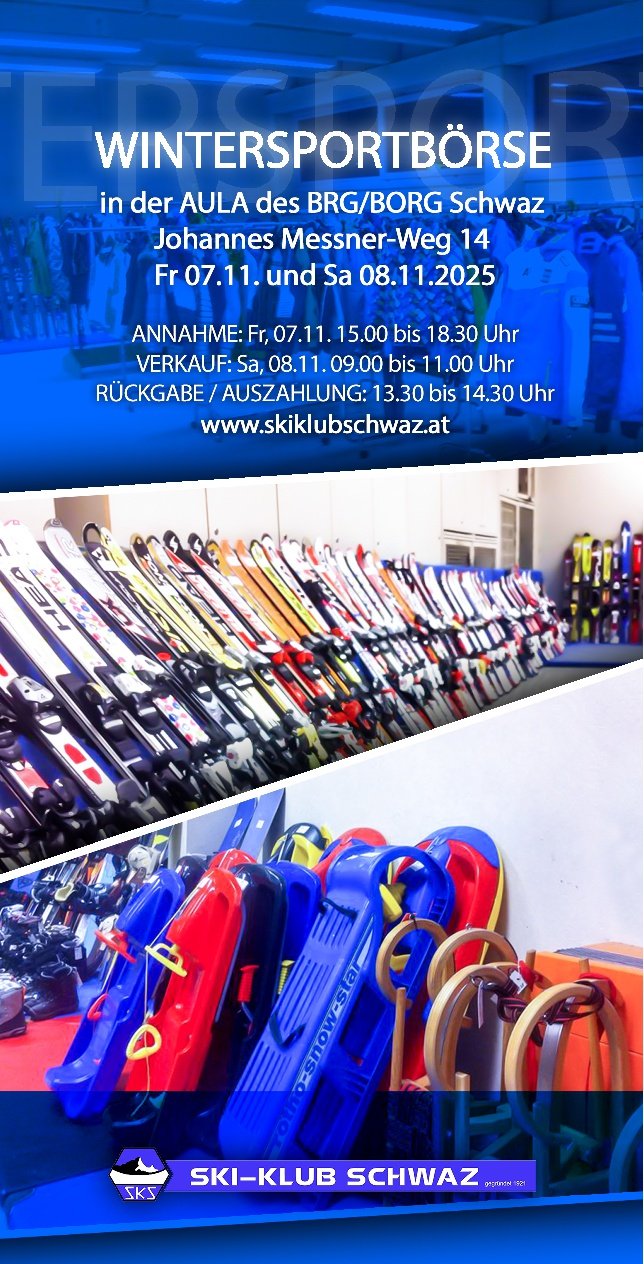 Wintersportbörse des Skiklub Schwaz